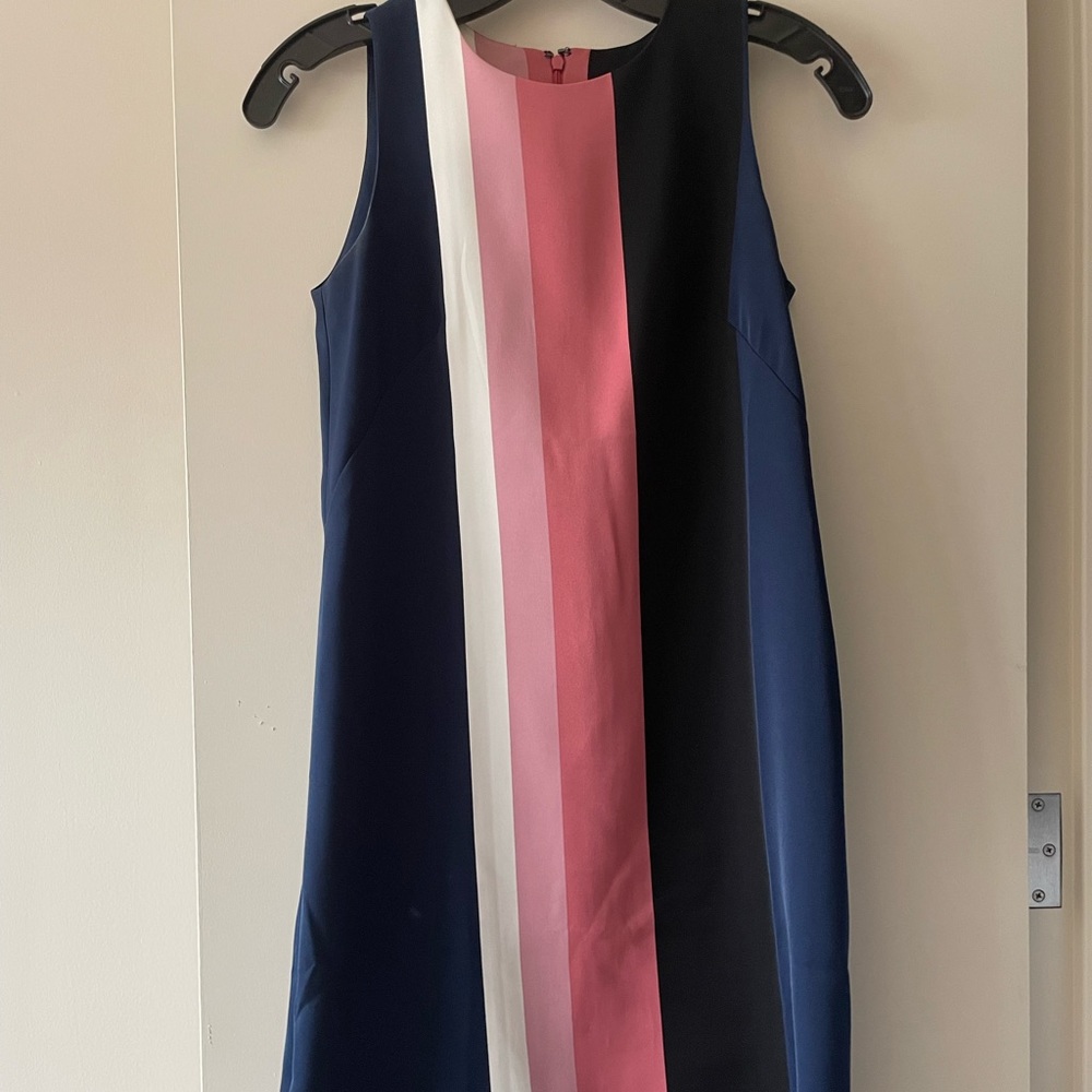 Ann Taylor multi-color striped dress